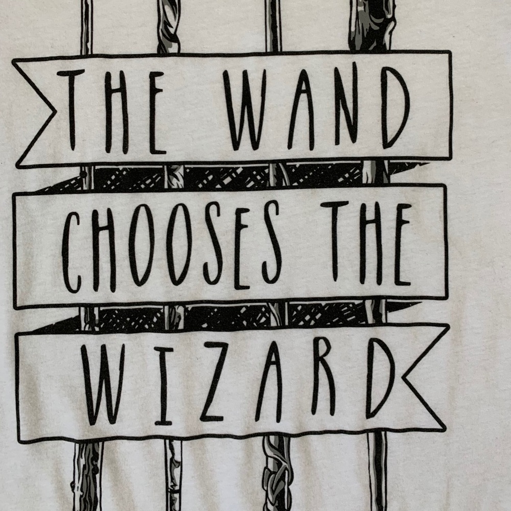 Harry Potter The Wand Chooses The Wizard  T-shirt